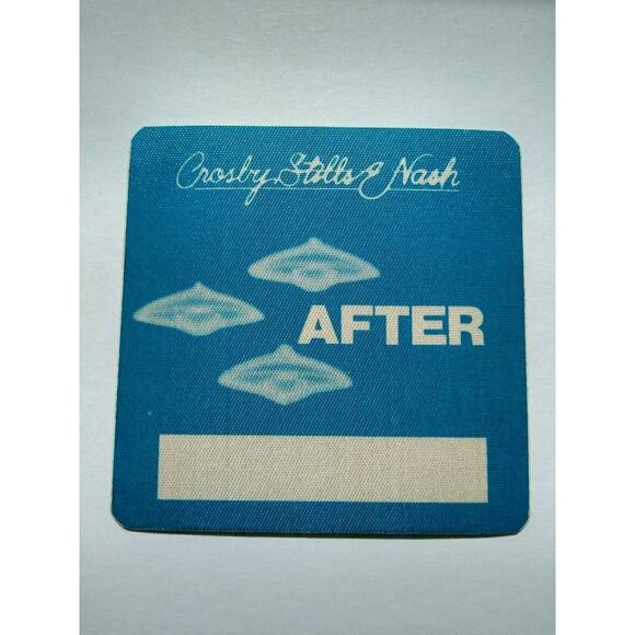 Crosby Stills & Nash Backstage Pass Original 1982 Daylight Again Concert Tour - Picture 2 of 2